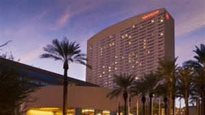This is the front of the Sheraton Phoenix Downtown